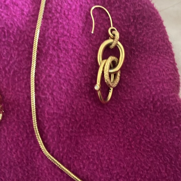 Diane Von Furstenberg DVF gold jewelry set - Picture 2 of 6